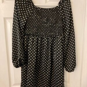 GAP Black and White Polka Dot Kids Dress